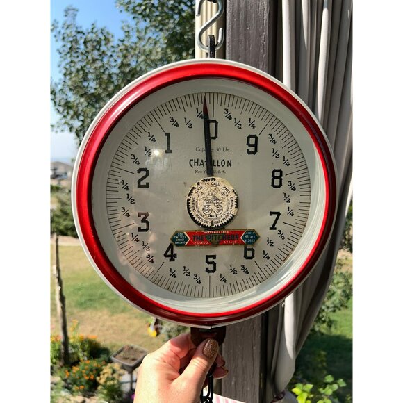 Vintage Chatillon 30 LB Scale Made in 1955 - Picture 9 of 9